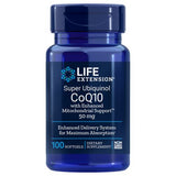 Super Ubiquinol CoQ10 Enhanced Mitochondrial Support 100 softgels By Life Extension