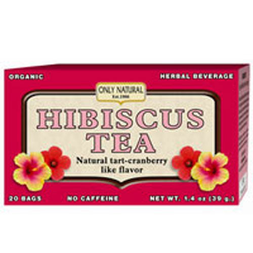 Only Natural, Hibiscus Tea, 20 bags