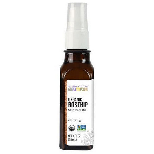 Aura Cacia, Organic Skincare Oil, Rosehip 1 oz