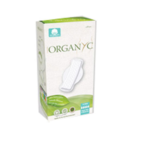 Organyc, Organic Cotton Day Pads With Folded Wings, 10 ct