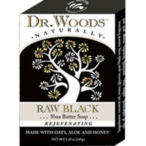 Dr.Woods Products, Castile Bar Soap, BLACK EXFOL 5.25 OZ