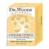 Dr.Woods Products, Castile Bar Soap, Ginger Citrus, 5.25 Oz