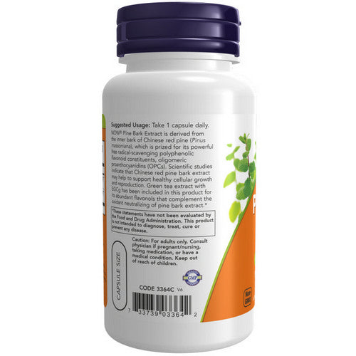 Pine Bark Extract 90 vcaps By Now Foods