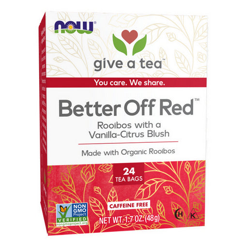 Now Foods, Better Off Red Rooibos Tea, Vanilla Citrus Blush 24 bags
