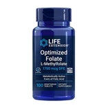 Life Extension, Optimized Folate, 1700 mcg DFE, 100 Tabs