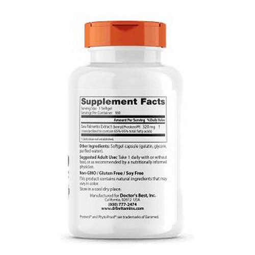 Best Saw Palmetto 180 SoftGels By Doctors Best