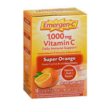 Alacer, Emergen-C Vitamin C Drink Mix, 1000 mg, Supeer Orange 10 pkts