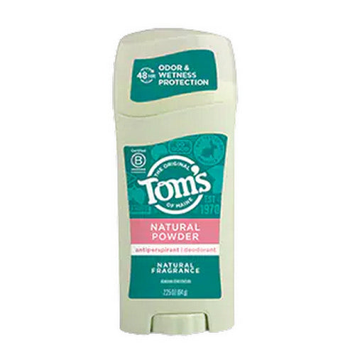 Tom's Of Maine, Naturally Dry Womens Antiperspirant Stick Deodorant-Natural Powder, 2.25 oz