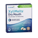 OraCoat, OraCoat XyliMelts Dry Mouth Stick-On Melts Mild-Mint, 40 Melts