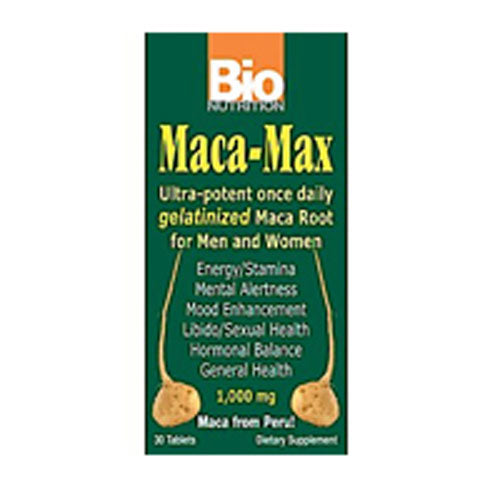 Bio Nutrition Inc, Maca Max, 30 tabs
