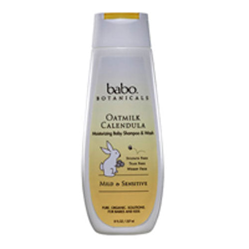 Oatmilk Calendula Moisturizing Baby Shampoo 8 oz By Babo Botanicals