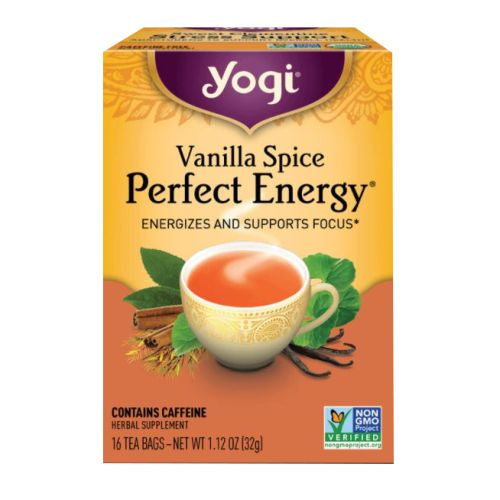 Vanilla Spice Perfect Energy 16 bags, 1.12 oz (32 g) by Yogi