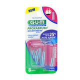 Gum, Gum Go-Betweens Proxabrush Refills Moderate, cylindrical 612RN 8 ct