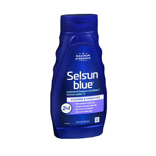 Selsun Blue, Selsun Blue 2-In-1 Maximum Strength Dandruff Shampoo, 11 oz