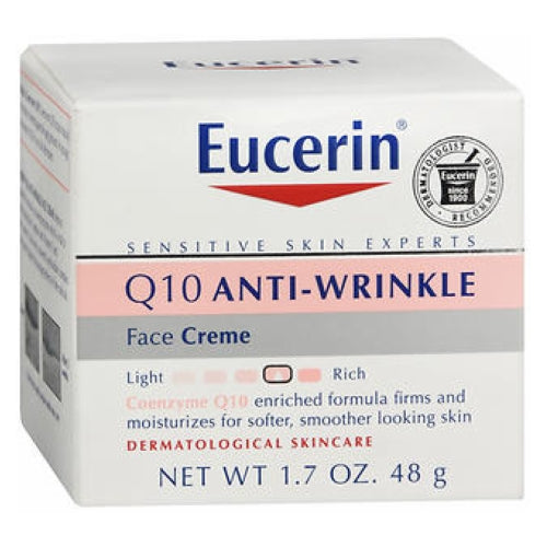 Eucerin Q10 Anti-Wrinkle Sensitive Skin Creme 1.7 oz By Eucerin