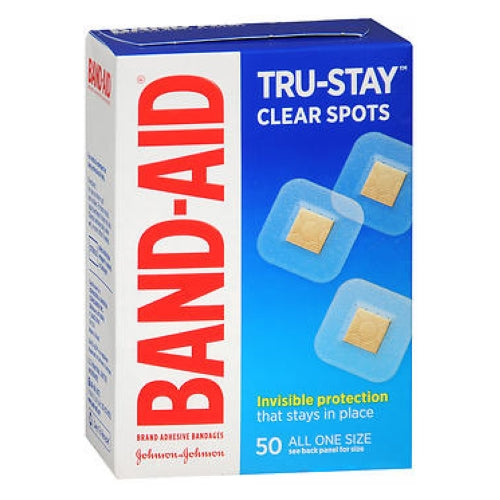 Band-Aid, Band-Aid Adhesive Bandages Clear Spots All One Size, 50 each