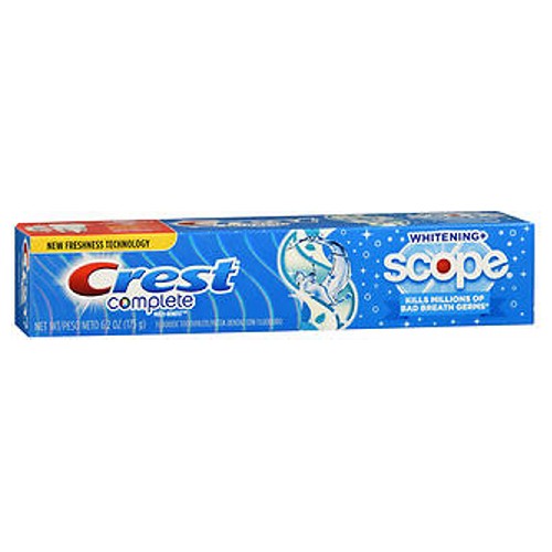 Pantene, Crest Whitening Plus Scope Fluoride Anticavity Toothpaste, Cool Peppermint 6.2 oz