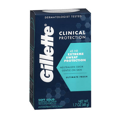 Gillette, Gillette Clinical Strength Anti-Perspirant Deodorant Advanced Solid Fresh, 1.7 oz