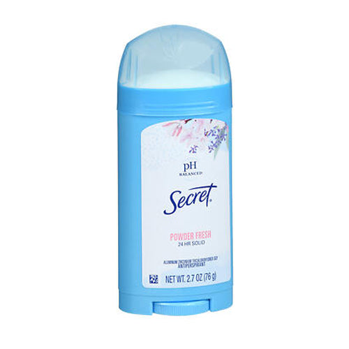 Secret, Secret Anti-Perspirant Deodorant Wide Solid, Powder Fresh 2.7 oz
