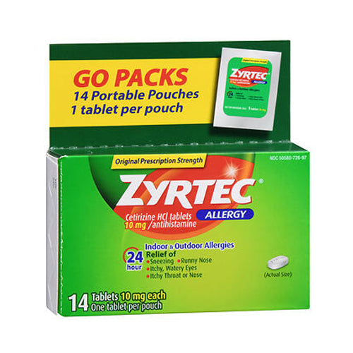 Zyrtec Allergy Tablets 14 tabs By Zyrtec