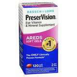 Bausch And Lomb, Bausch And Lomb Preservision Eye Vitamin And Mineral Supplements With Areds, 120 sgels