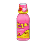 Pepto-Bismol Upset Stomach Reliever Antidiarrheal Cherry 8 oz By Pepto-Bismol
