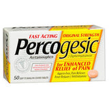 Percogesic Aspirin Free Fever Reducer & Pain Releiver 50 tabs By Percogesic