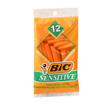 Bic Single Blade Shavers Sensitive Skin Count of 12 By Bic