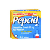 Pepcid, Pepcid Ac Maximum Strength Acid Reducer, 25 tabs