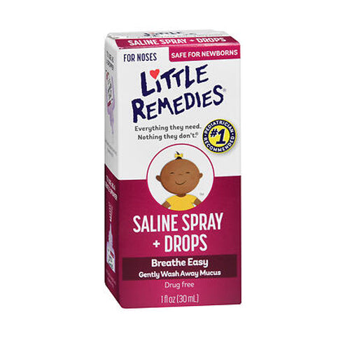 Little Remedies, Little Remedies Little Noses Saline Spray/Drops, 1 oz