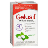 Gelusil Antacid Anti-Gas Tablets Cool mint 100 tabs By Gelusil