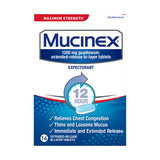 Mucinex Expectorant Extended-Release Maximum Strength 14 tabs By Airborne