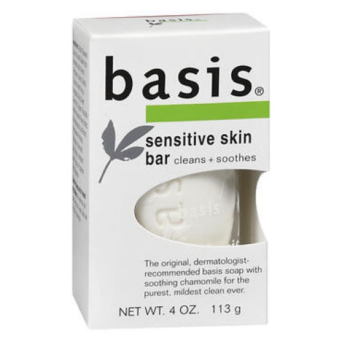 Aquaphor, Basis Sensitive Skin Bar Soap Cleanns Plus Smoothes, Count of 1