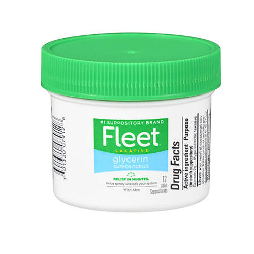 Fleet, Fleet Glycerin Suppositories Adult, 12 each