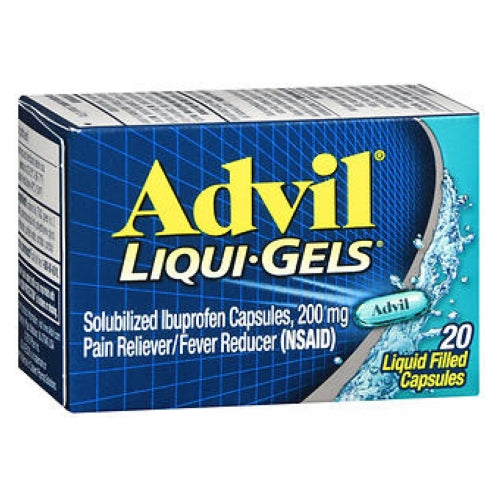 Advil Advanced Medicine For Pain 20 Liqui Gels By Advil
