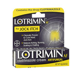 Lotrimin, Lotrimin Af Antifungal Jock Itch Foot Cream, 0.42 oz
