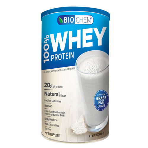 100% Whey Protein Natural Flavor 12.3 oz By Biochem