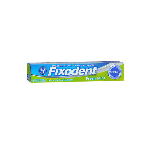 Glide, Fixodent Fresh Denture Adhesive Cream, 2.4 Oz