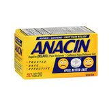 Anacin, Anacin Pain Relief Aspirin Tablets, 50 tabs