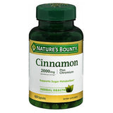 Nature's Bounty, Natures Bounty High Potency Cinnamon Plus Chromium, 2000 mg, 60 caps