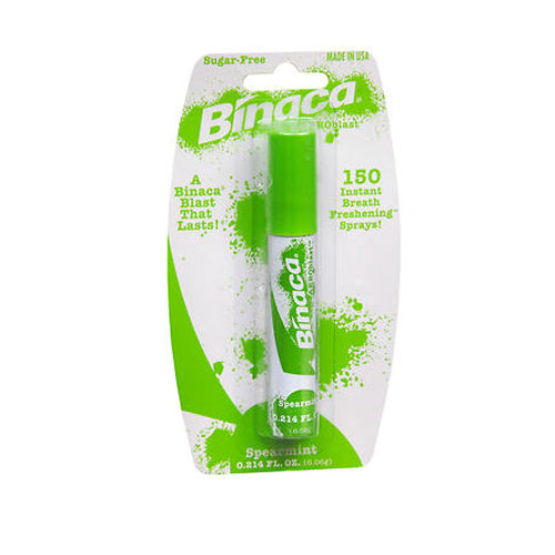Binaca Aerosol Breath Spray Spearmint SpearMint 0.2 oz By Reach