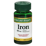 Nature's Bounty, Nature's Bounty Iron, 65 mg, Count of 1