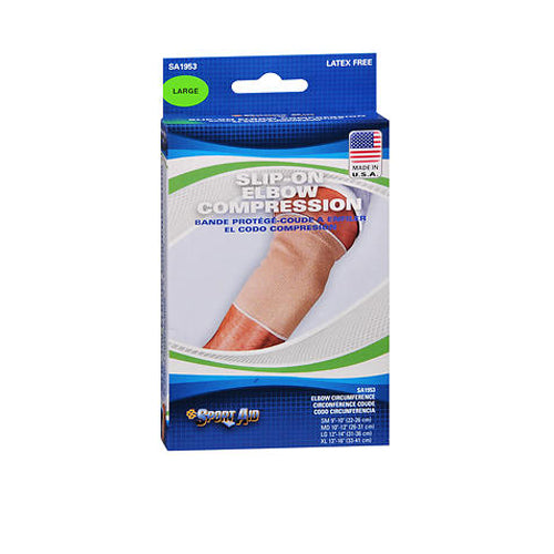 Sport Aid Slip-On Elbow Compression Large each By Scott Specialties