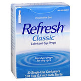 Refresh, Refresh Classic Lubricant Eye Drops Single-Use Containers, Count of 30