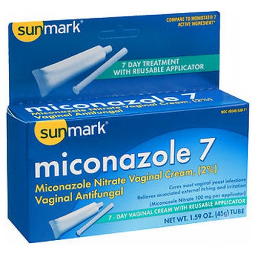 Sunmark, Sunmark Miconazole 7 Vaginal Antifungal Reusable Applicator, Count of 1