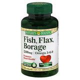 Nature's Bounty, Natures Bounty Fish Flax Borage, 1200 mg, 72 Count