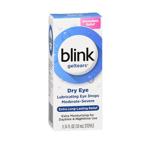 Blink, Blink Gel Tears Lubricating Eye Drops Moderate-Severe Dry Eye, 10 ml