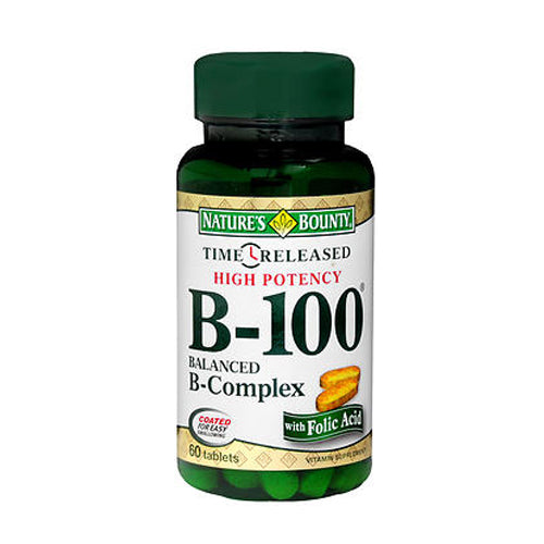 Nature's Bounty Vitamin B-100 B-Complex 60 tabs By Nature's Bounty