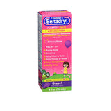 J & J Sales Logistics Co, Benadryl-D Childrens Allergy And Sinus Liquid, Grape 4 oz