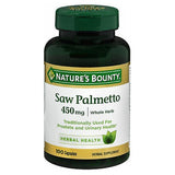 Nature's Bounty, Nature's Bounty Saw Palmetto, 450 mg, 100 caps